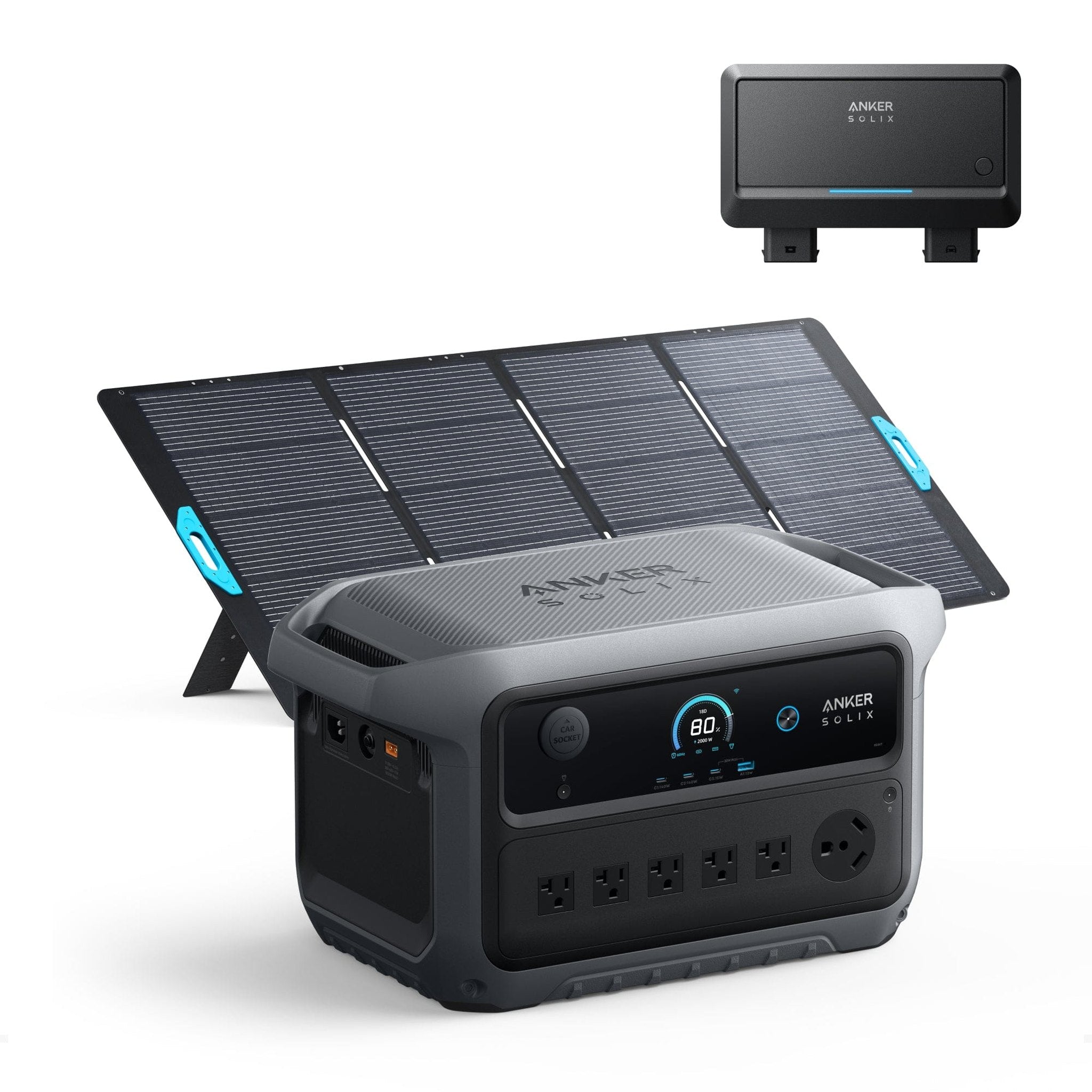 Anker Solix | C2000 Gen 2 2048Wh Portable Power Station - 2,400W