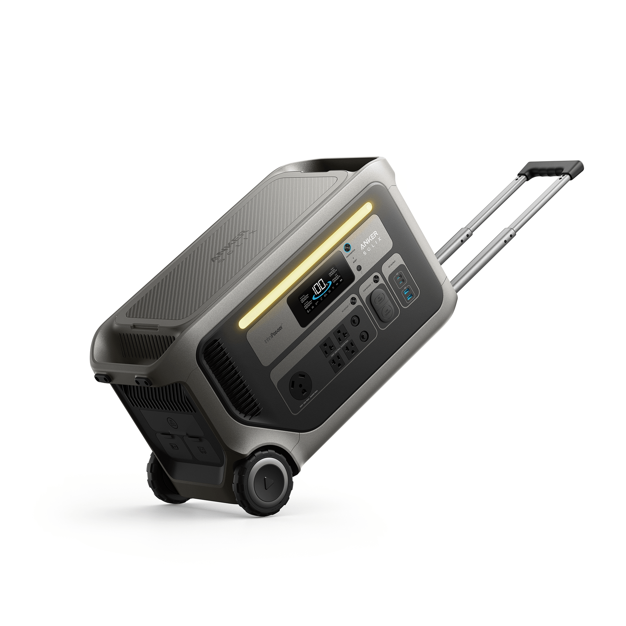 Anker Solix | F3000 Portable Power Station | 3,072Wh / 3,600W | 2,400W Solar Input