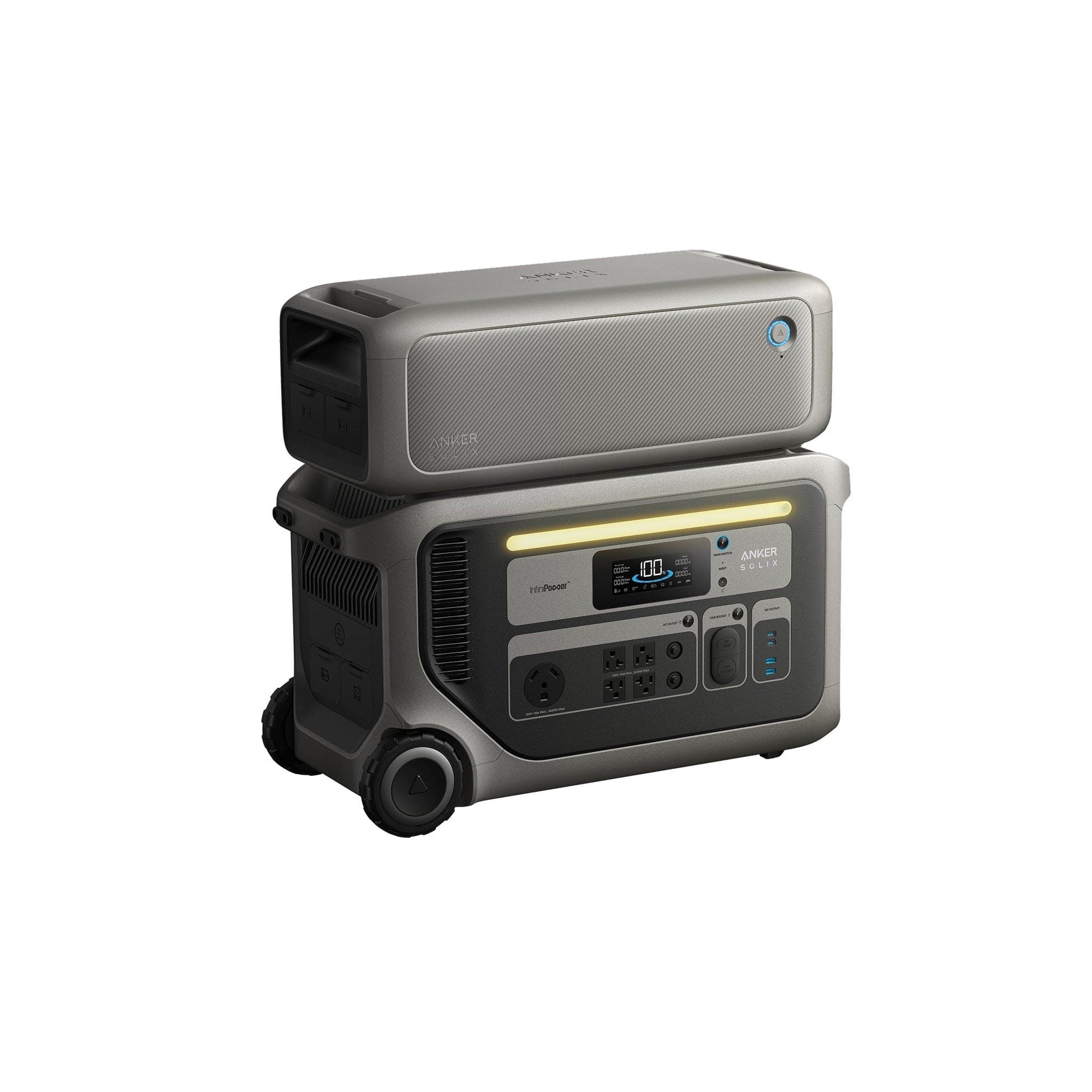 Anker Solix | F3000 Portable Power Station | 3,072Wh / 3,600W | 2,400W Solar Input