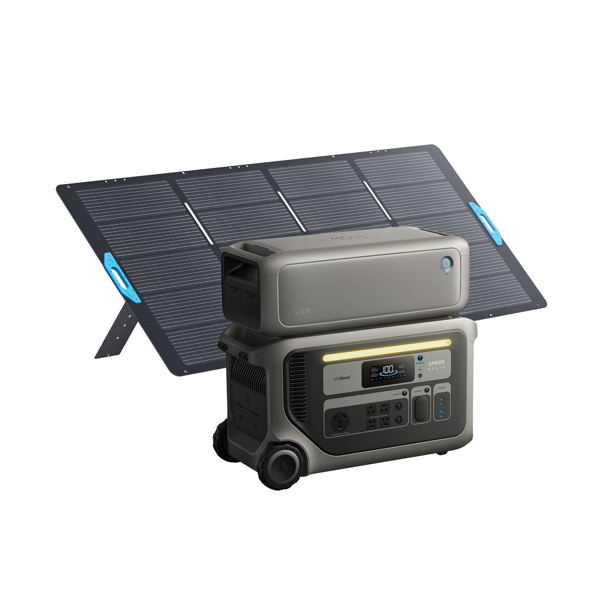 Anker Solix | F3000 Portable Power Station | 3,072Wh / 3,600W | 2,400W Solar Input
