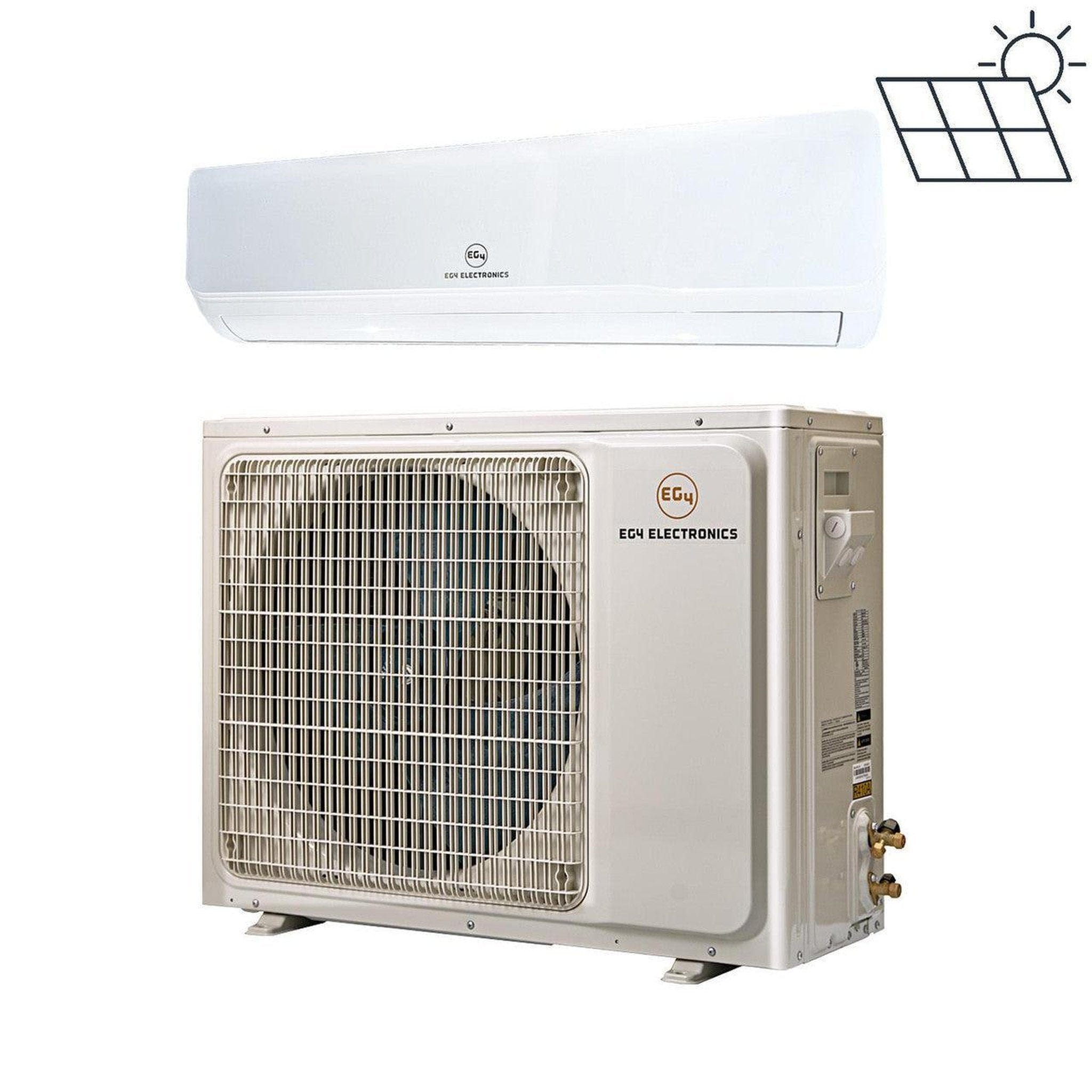 EG4 | Hybrid AC/DC Solar Mini Split Air Conditioner Heat Pump 12000 BTU | SEER2 22 | Plug-N-Cool Do-It-Yourself Installation